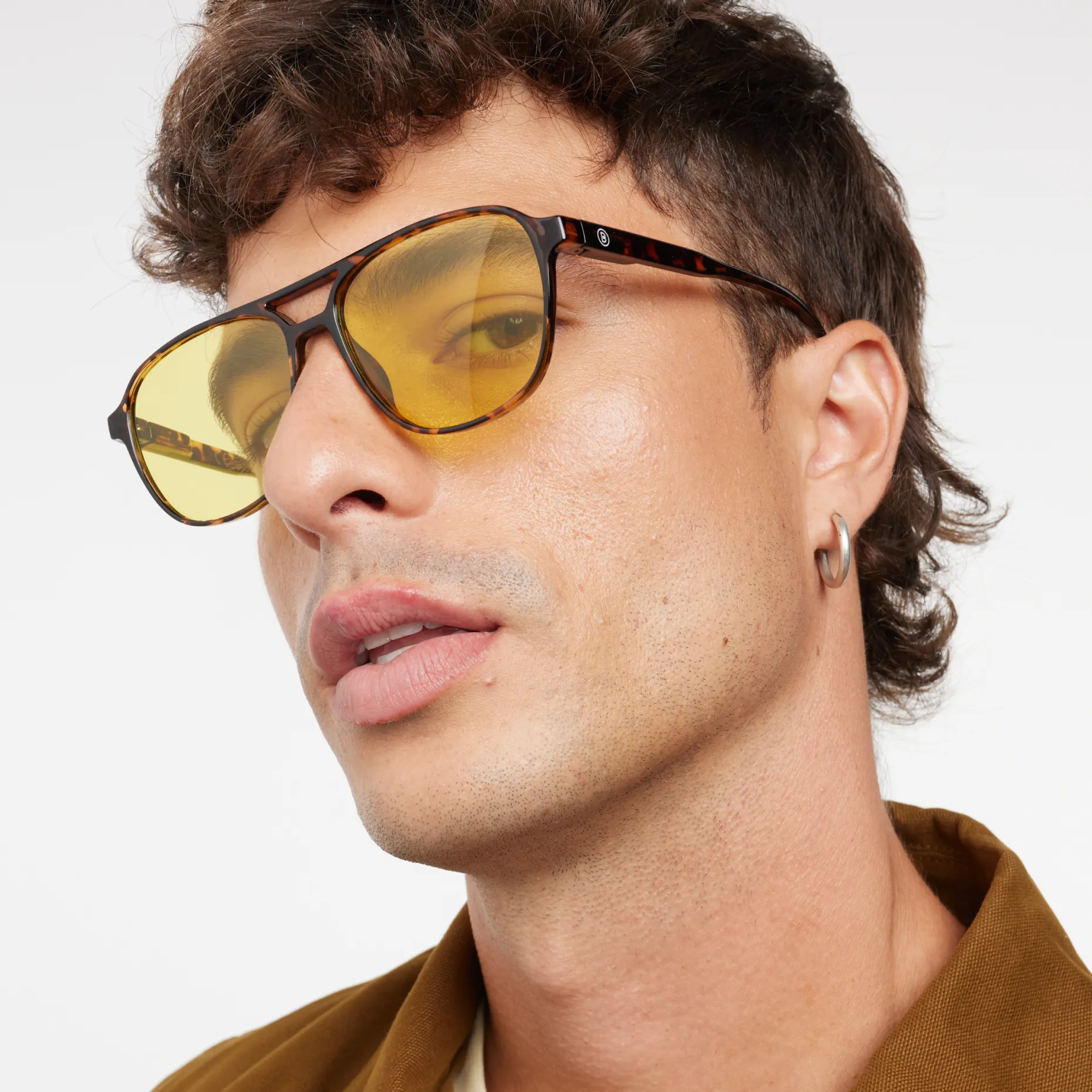 Brad Glossy Tortoise Sun Amber