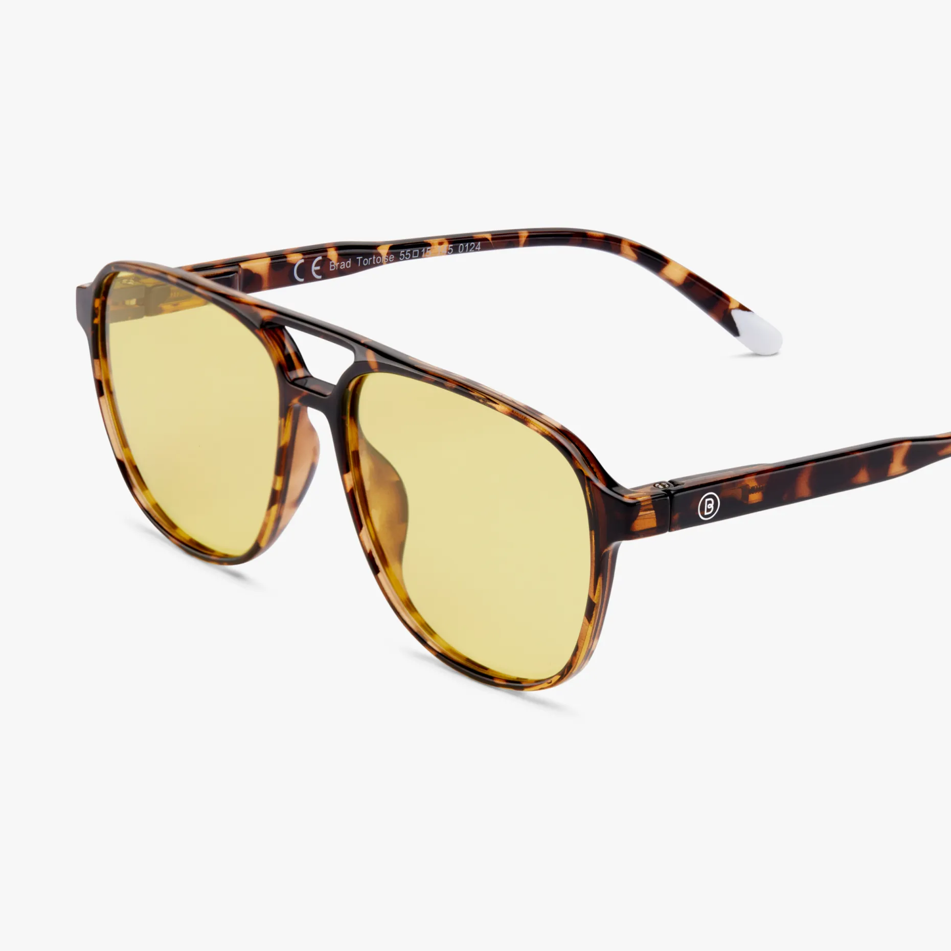 Brad Glossy Tortoise Sun Amber